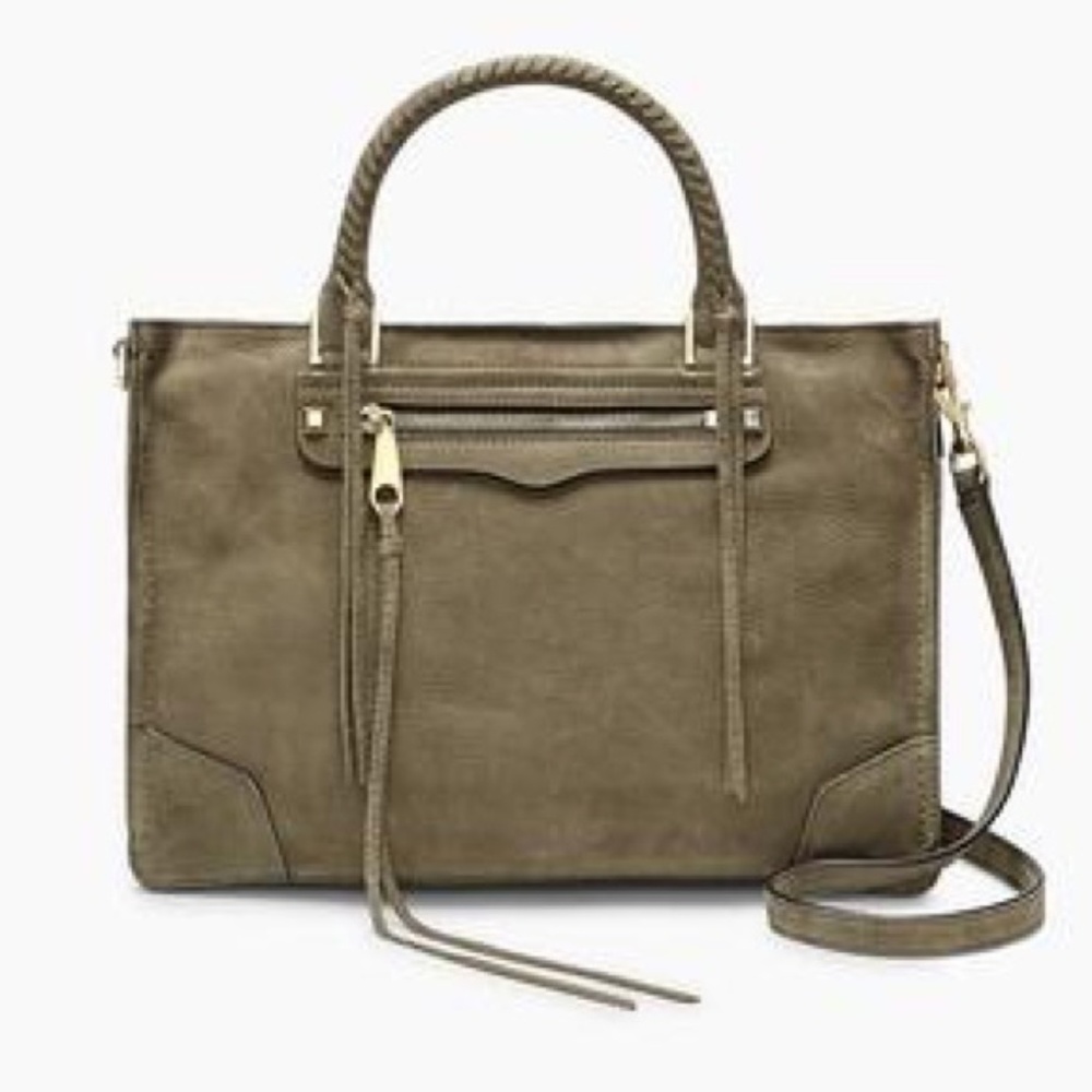 REBECCA MINKOFF Regan satchel crossbody (Sage)